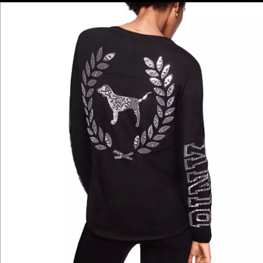Bling PINK long sleeve shirt